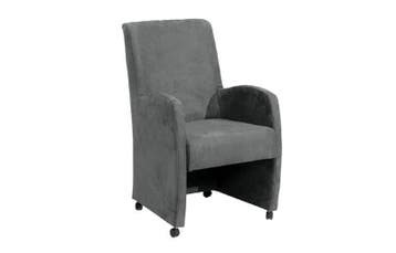Eetkamerstoel Paulo - eetkamerstoelen - Grijs, Huis en Inrichting, Nieuw, Grijs, Stof