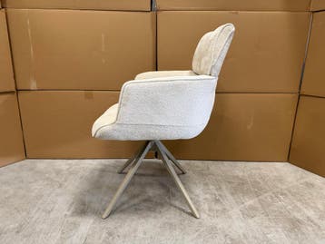 Veiling - Eetkamerstoel botanic (set van 8) - Stof - Linen, Nieuw