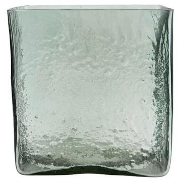 House Doctor Vase, Hdsquare, Light Blue - Vaas - Nieuw in, Ophalen of Verzenden, Nieuw, Blauw, Glas