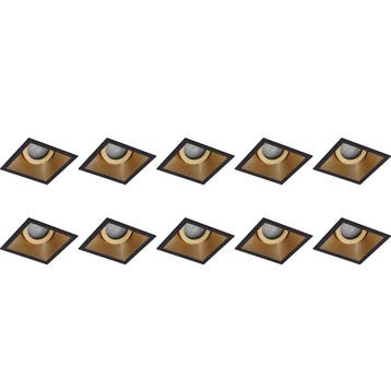 10x Spot Armatuur - GU10 Inbouwspot - Pragmi Zano Pro, Ophalen of Verzenden, Nieuw, Overige fittingen, Plafondspot of Wandspot