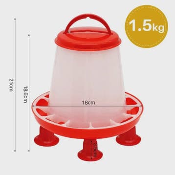 Automatische Kippen Drinkbak & Voerbak 1.5L & 3L - Hoogwaard, Verzenden, Nieuw
