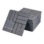 Houten terrastegels Alliste vlonder set van 10 acacia 0,9 m², Verzenden, Nieuw