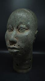 Prachtige koninklijke kop - bini /edo - Nigeria (Zonder, Antiek en Kunst