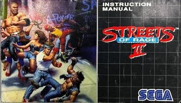 Streets of Rage II Instruction Manual, Verzenden, Nieuw