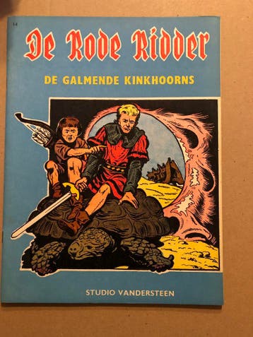 De Rode Ridder 14 - De Galmende Kinkhoorns - 2e druk 1964, Ophalen of Verzenden, Gebruikt, Boek of Spel