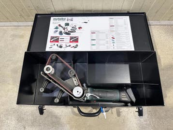 Metabo Accu Pijpbandenschuurmachine RB 18 LTX 60 18V Solo, Ophalen of Verzenden, Gebruikt