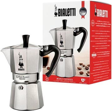 Bialetti Moka Express - Percolator - 9 kops - Aluminium, Verzenden, Nieuw