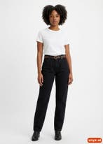 Levis Jeans Dames maat W24 / L34 Black (faded) Vintage, Kleding | Dames, Ophalen of Verzenden, Nieuw
