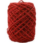 Natuurlijk hennep, dikte 1-2 mm, rood, 150 m/ 1 rol, Hobby en Vrije tijd, Stoffen en Lappen, Nieuw