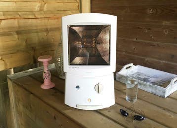 Philips HB 406 half body gezichtsbruiner 2 Jaar garantie, Verzenden, Zo goed als nieuw, Gezichtsbruiner, Minder dan 10 lampen