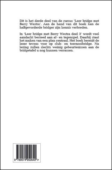 Leer bridge met Berry5 deel 3 / 3 9789074950640 B. Westra, Verzenden, Gelezen, B. Westra