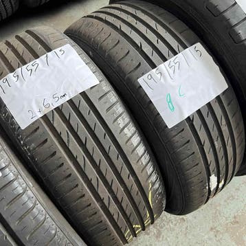 2 x Nexen 195-55-15 Zomerbanden 6,5mm, Gebruikt, 15 inch, Ophalen of Verzenden, Band(en)