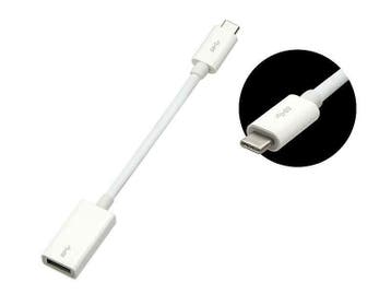 USB-C 3.1 naar USB 3.0 Adapter Wit, Computers en Software, Laptop-opladers, Ophalen of Verzenden, Nieuw