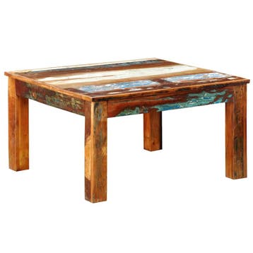 vidaXL Salontafel vierkant gerecycled hout, Huis en Inrichting, Verzenden, Vierkant, Nieuw, 50 tot 100 cm