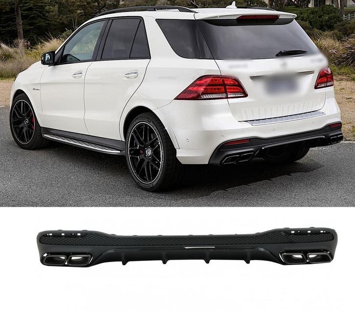GLE63 AMG Look Diffuser voor Mercedes Benz GLE W166 SUV, Auto diversen, Tuning en Styling, Ophalen of Verzenden