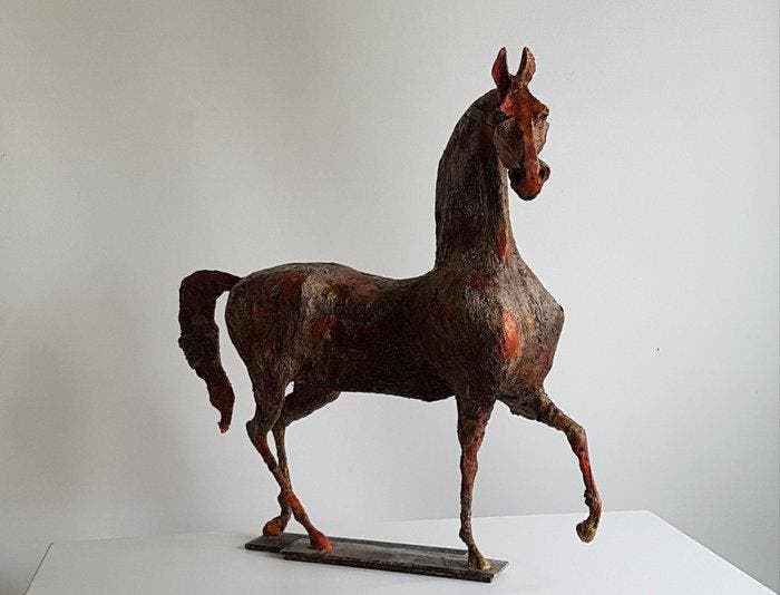 Raghad (XX) - Coloré, Antiek en Kunst, Kunst | Designobjecten