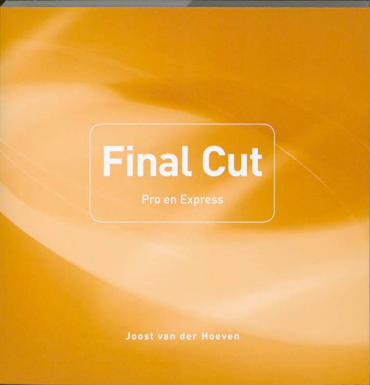 Final Cut / Macintosh 9789043019354 J. van der Hoeven, Boeken, Informatica en Computer, Gelezen, Verzenden