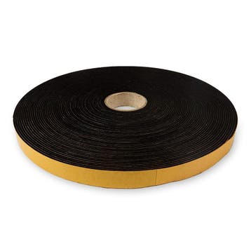 Zelfklevend Vilt / 15mm Plakvilt op Rol (5m) - Zwart - B...