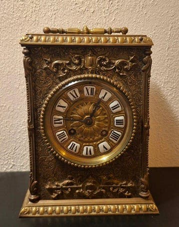 Bureauklok - Marti - - Verguld messing - 1850-1900