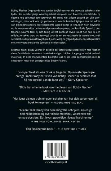 Eindspel 9789060058572 Frank Brady, Verzenden, Gelezen, Frank Brady
