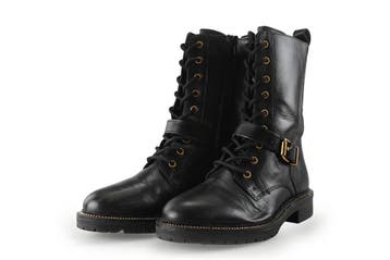 Omoda Veterboots in maat 38 Zwart, Kleding | Dames, Schoenen, Verzenden, Zwart, Omoda, Overige typen