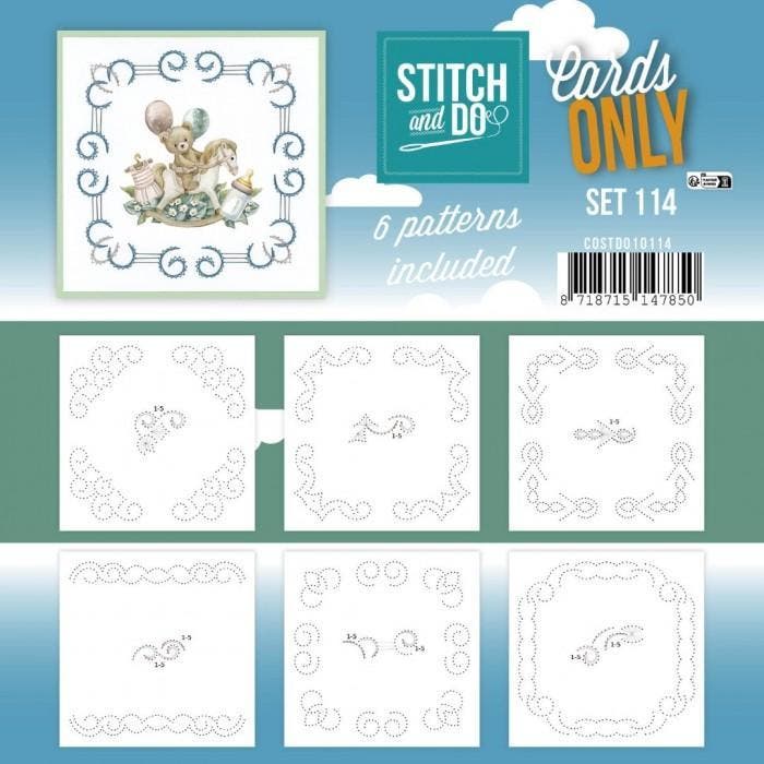 Stitch and do cards only set 114, Hobby en Vrije tijd, Kaarten | Zelf maken, Blanco kaart of Basiskaart, Nieuw, Ophalen of Verzenden