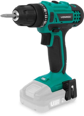2dekans | Vonroc Accuboormachine 20V - 19 Schroefstanden +, Ophalen of Verzenden, Zo goed als nieuw