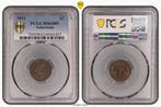 Koningin Wilhelmina 1 cent 1913 MS63 Blackened PCGS, Postzegels en Munten, Verzenden, Koningin Wilhelmina, 1 cent, Losse munt
