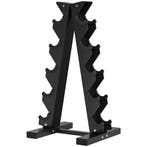 SPORTNOW Halter Voor 10 Dumbbells, 5 Niveaus, Stabiel Stalen, Verzenden, Nieuw