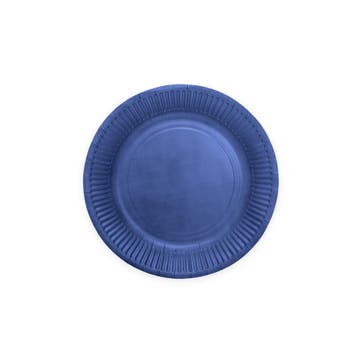 Bordjes Donker Blauw 18cm (8st), Ophalen of Verzenden, Nieuw