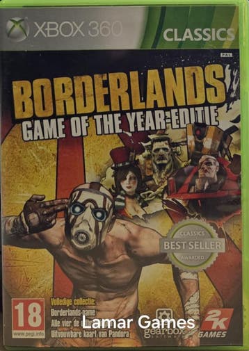 Borderlands game of the year edition (xbox 360 used game), Ophalen of Verzenden, Zo goed als nieuw