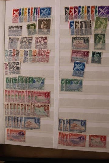 Curaçao + Nederlandse Antillen 1880/2002 - Grote voorraad in, Gestempeld