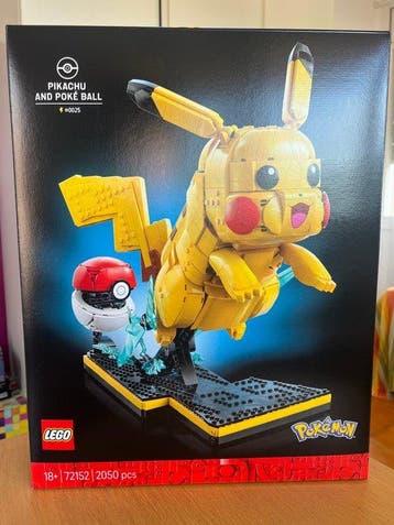 Lego Set - 72152 - Pokémon - PIKACHU AND POKÉ BALL, Nieuw