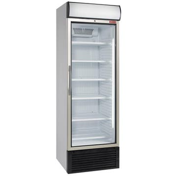 Geventileerde positieve T° vitrine 500 liter, met lichtbak, Verzenden, Nieuw in verpakking, Koelen en Vriezen