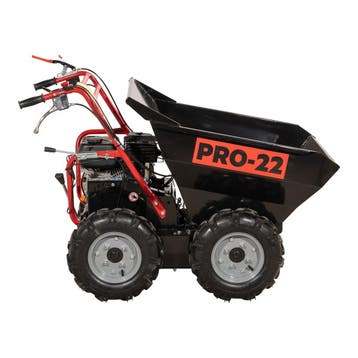 PRO-22 D400 Mini Dumper / Motorkruiwagen - Benzine, Tuin en Terras, Nieuw