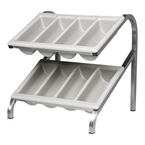 Bestekhouderbak | RVS | Incl. Bestekbakken (2x 1/1 GN) |, Zakelijke goederen, Horeca | Keukenapparatuur, Nieuw in verpakking, Verzenden