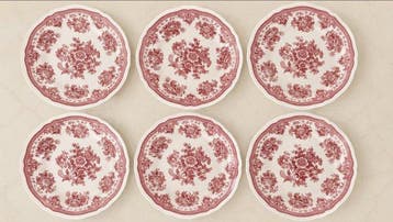 Villeroy & Boch - 6 Assiettes plates - Tafelservies voor 6, Antiek en Kunst