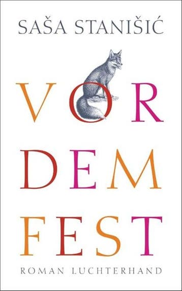 Vor dem Fest | 9783630872438 | Sasa Stanisic, Ophalen of Verzenden, Zo goed als nieuw, Sasa Stanisic