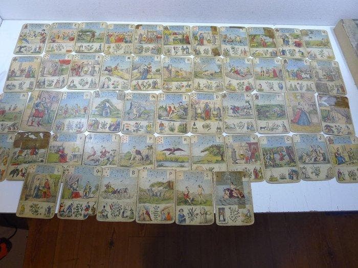 Grimaud- Deroy-Delarue Esoterisme - Bordspel - karton, Antiek en Kunst, Antiek | Speelgoed