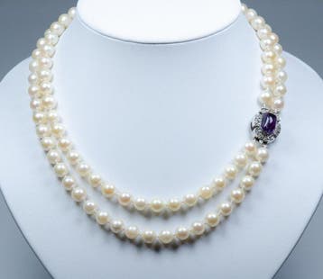 Zonder minimumprijs - Halsketting - 925 zilver - Ø 7,5–8 mm, Sieraden, Tassen en Uiterlijk, Kettingen, Nieuw