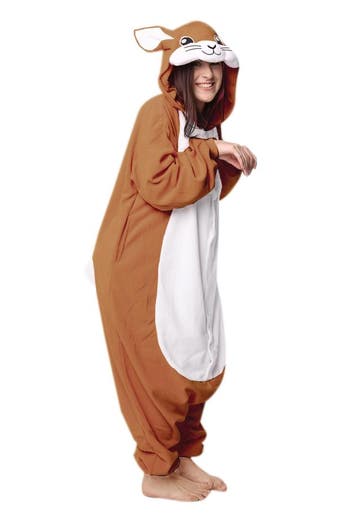 KIMU® Onesie Bruin Konijn Pak XS-S of 152-158 Konijnenpak Ko, Kleding | Dames, Carnavalskleding en Feestkleding, Carnaval, Nieuw