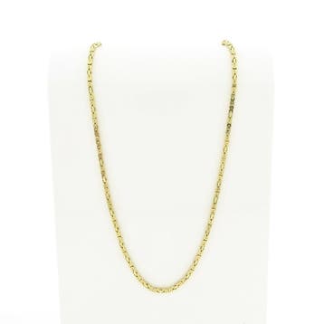 Gouden koningsketting, Sieraden, Tassen en Uiterlijk, Ophalen of Verzenden, Gebruikt, Goud, Goud
