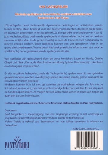 100 lachspelen 9789088400797 Paul Rooyackers, Verzenden, Gelezen, Paul Rooyackers
