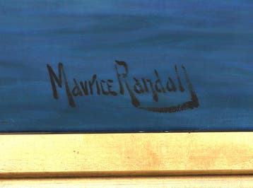 Maurice Randall (1865-1950), Motorschip in Baai van Napels
