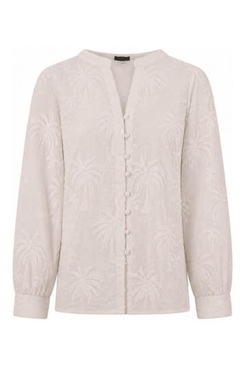Smashed Lemon Blouse in maat 40 Wit, Kleding | Dames, Smashed Lemon, Verzenden, Zo goed als nieuw, Wit