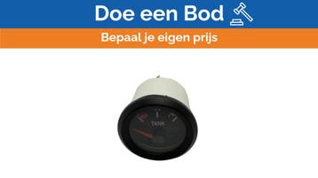 Bieden: Allpa fuel tank guage black 52 mm 24V - 482091, Ophalen of Verzenden, Nieuw, Motor en Techniek, Zeilboot of Motorboot