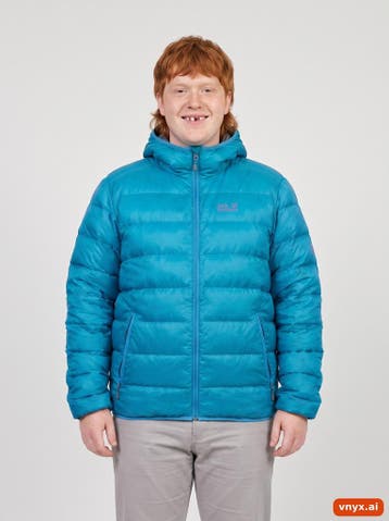 Jack Wolfsk Pufferjassen Heren maat L Turquoise Vintage, Ophalen of Verzenden, Nieuw, Jack Wolfsk