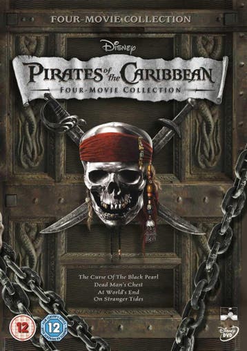 Pirates of the Caribbean - 4 Films -        Gratis verzenden, Vanaf 12 jaar, Zo goed als nieuw