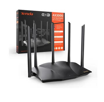 Tenda RX12 Pro Router WiFi 6 AX3000 Dualband 2,4GHz + 5GH..., Verzenden, Nieuw
