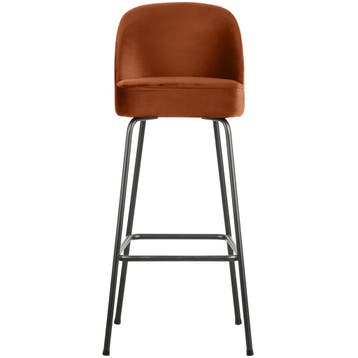 WOOOD Vogue barkruk, velvet, Overige plaatsen, Ophalen of Verzenden, Nieuw in verpakking, Stoel